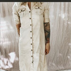 Button down dress